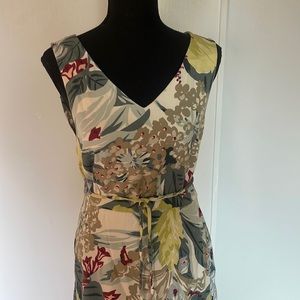 Wrap around waist tie dress